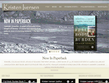 Tablet Screenshot of kristeniversen.com